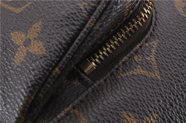 Authentic Louis Vuitton Monogram Montsouris MM Backpack M51136 LV 1341E