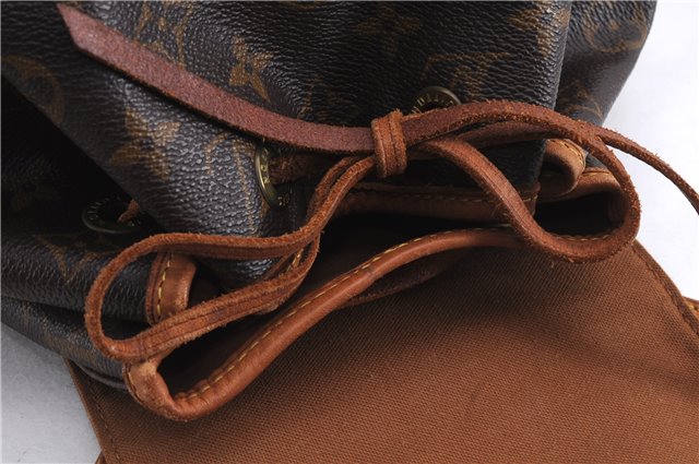 Authentic Louis Vuitton Monogram Montsouris MM Backpack M51136 LV 1341E