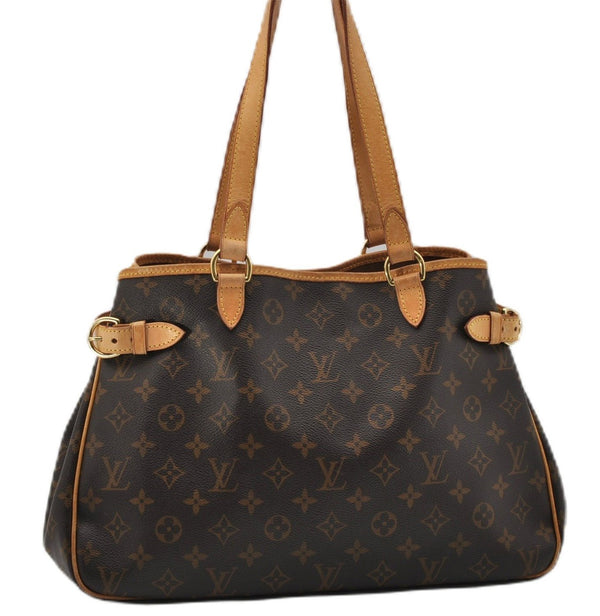 Authentic Louis Vuitton Monogram Batignolles Horizontal Tote Bag M51154 LV 1341F
