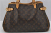 Authentic Louis Vuitton Monogram Batignolles Horizontal Tote Bag M51154 LV 1341F