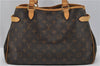 Authentic Louis Vuitton Monogram Batignolles Horizontal Tote Bag M51154 LV 1341F
