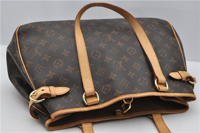 Authentic Louis Vuitton Monogram Batignolles Horizontal Tote Bag M51154 LV 1341F