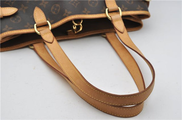 Authentic Louis Vuitton Monogram Batignolles Horizontal Tote Bag M51154 LV 1341F