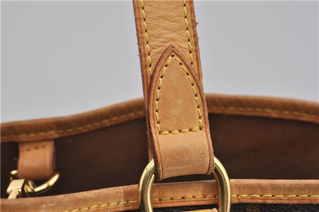 Authentic Louis Vuitton Monogram Batignolles Horizontal Tote Bag M51154 LV 1341F