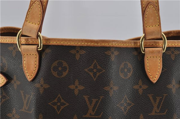Authentic Louis Vuitton Monogram Batignolles Horizontal Tote Bag M51154 LV 1341F