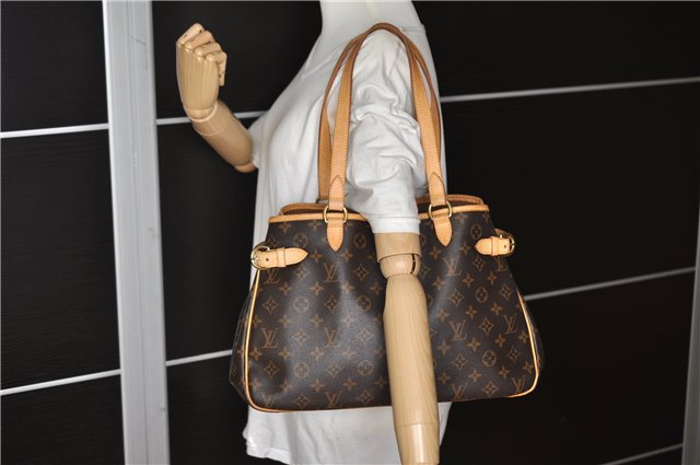 Authentic Louis Vuitton Monogram Batignolles Horizontal Tote Bag M51154 LV 1341F