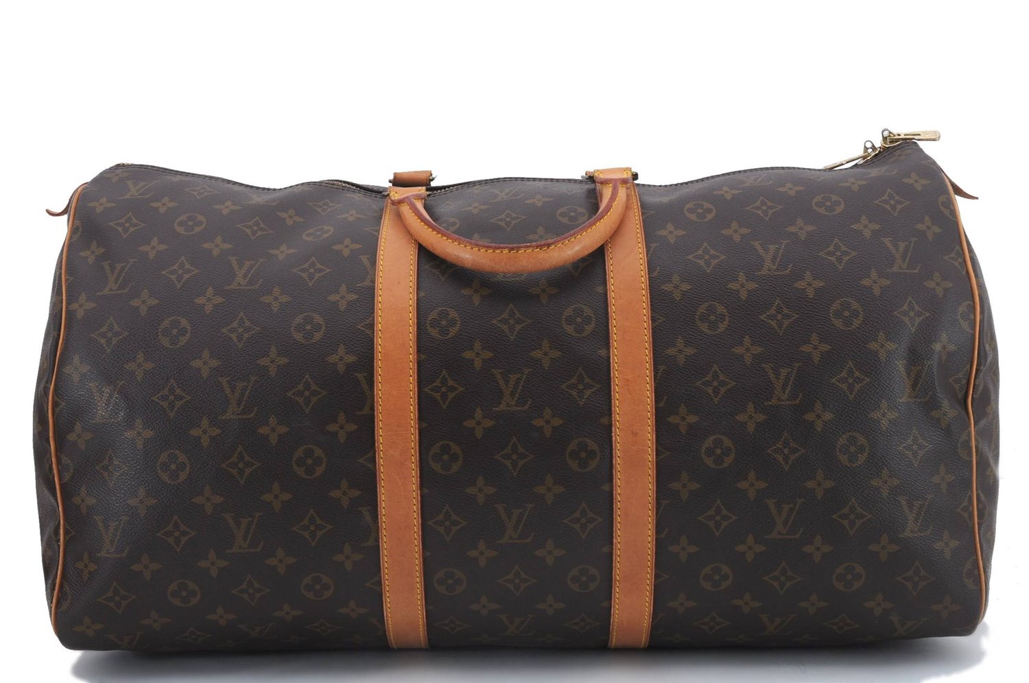 Authentic Louis Vuitton Monogram Keepall 55 Boston Bag M41424 LV 1342D