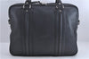 Authentic GUCCI 2Way Briefcase Business Bag Leather 231850 Black 1343D