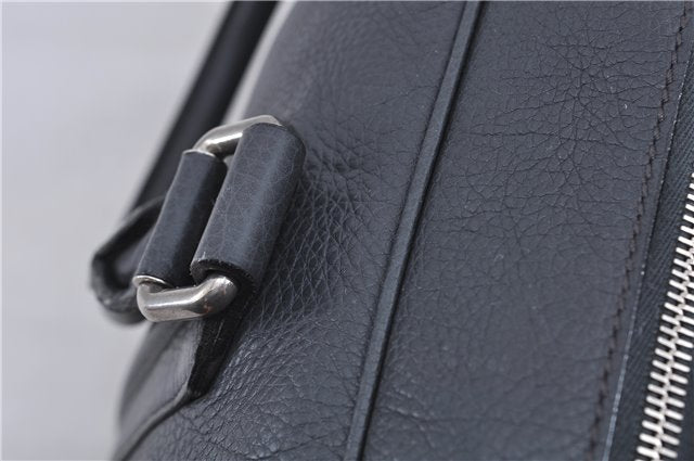 Authentic GUCCI 2Way Briefcase Business Bag Leather 231850 Black 1343D