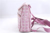 Authentic CHANEL New Travel Line 2Way Backpack Shoulder Bag Nylon Pink 1344E