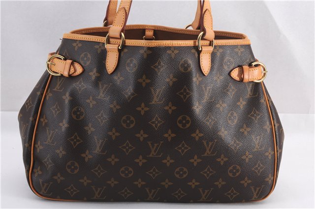Auth Louis Vuitton Monogram Batignolles Horizontal Tote Bag M51154 LV Box 1344F