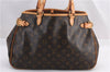 Auth Louis Vuitton Monogram Batignolles Horizontal Tote Bag M51154 LV Box 1344F