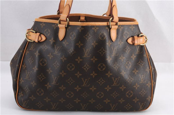 Auth Louis Vuitton Monogram Batignolles Horizontal Tote Bag M51154 LV Box 1344F