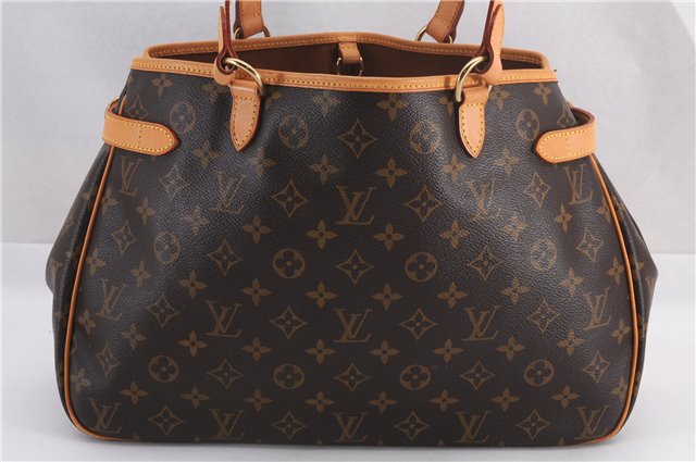 Auth Louis Vuitton Monogram Batignolles Horizontal Tote Bag M51154 LV Box 1344F