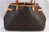 Auth Louis Vuitton Monogram Batignolles Horizontal Tote Bag M51154 LV Box 1344F