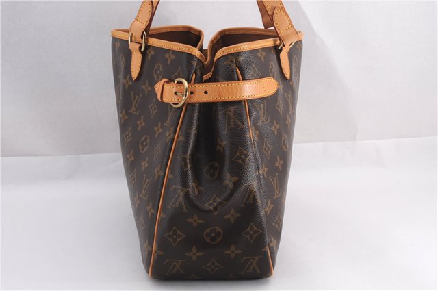 Auth Louis Vuitton Monogram Batignolles Horizontal Tote Bag M51154 LV Box 1344F