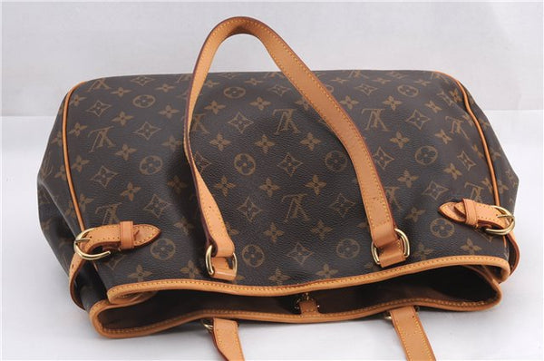 Auth Louis Vuitton Monogram Batignolles Horizontal Tote Bag M51154 LV Box 1344F