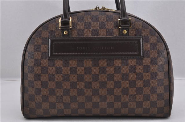 Authentic Louis Vuitton Damier Nolita Hand Boston Bag N41455 LV 1345F