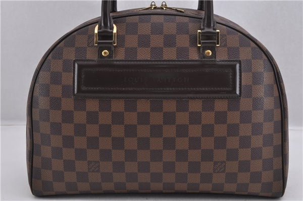 Authentic Louis Vuitton Damier Nolita Hand Boston Bag N41455 LV 1345F