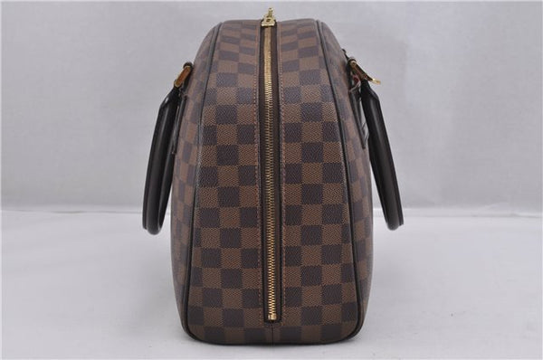 Authentic Louis Vuitton Damier Nolita Hand Boston Bag N41455 LV 1345F