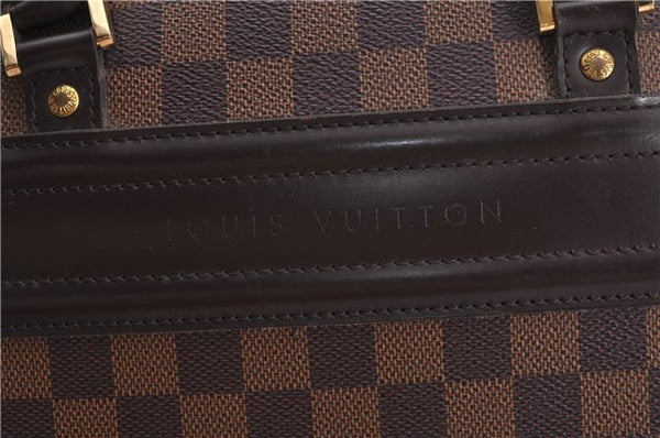 Authentic Louis Vuitton Damier Nolita Hand Boston Bag N41455 LV 1345F
