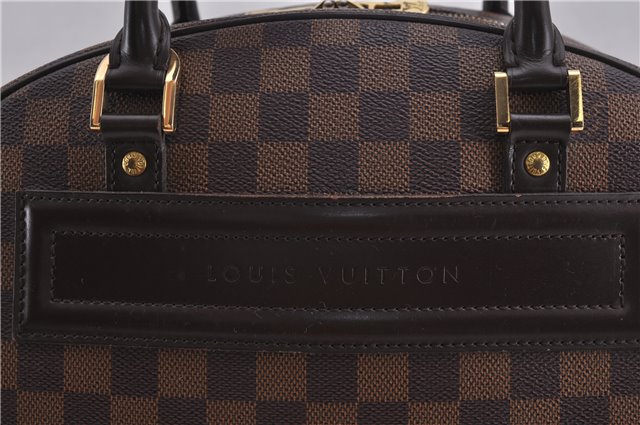 Authentic Louis Vuitton Damier Nolita Hand Boston Bag N41455 LV 1345F