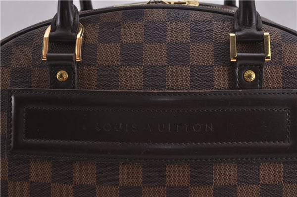 Authentic Louis Vuitton Damier Nolita Hand Boston Bag N41455 LV 1345F