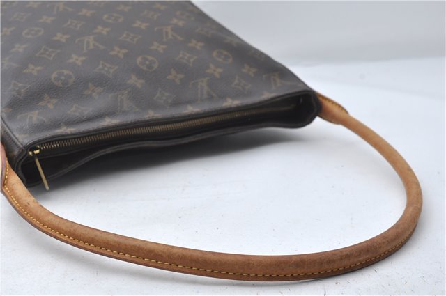 Authentic Louis Vuitton Monogram Looping GM Shoulder Bag M51145 LV 1346E