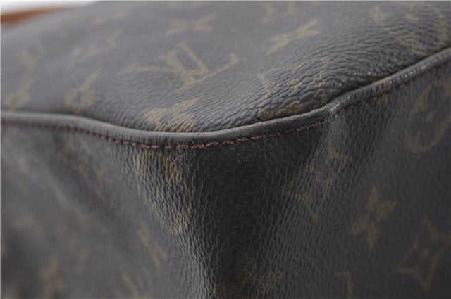 Authentic Louis Vuitton Monogram Looping GM Shoulder Bag M51145 LV 1346E