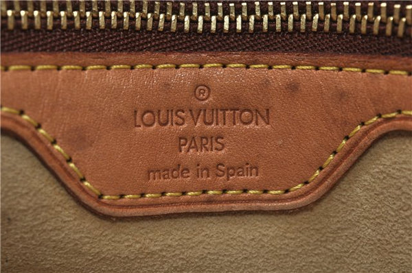 Authentic Louis Vuitton Monogram Looping GM Shoulder Bag M51145 LV 1346E