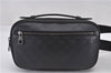 Authentic Louis Vuitton Damier Infini Ambler Bum Waist Bag Black N41288 LV 1346F