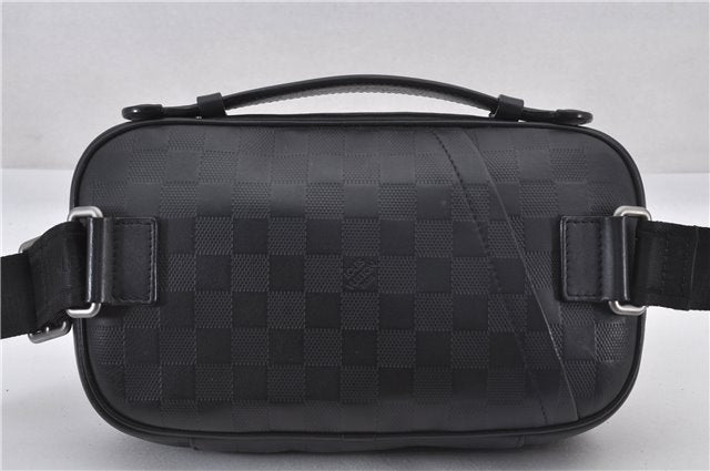Authentic Louis Vuitton Damier Infini Ambler Bum Waist Bag Black N41288 LV 1346F