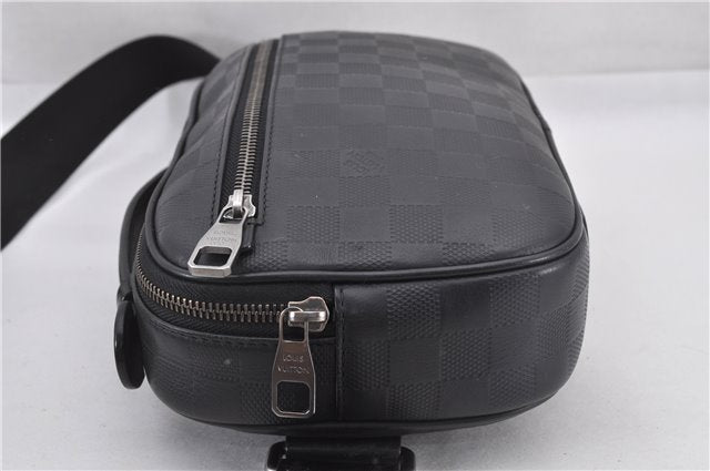 Authentic Louis Vuitton Damier Infini Ambler Bum Waist Bag Black N41288 LV 1346F