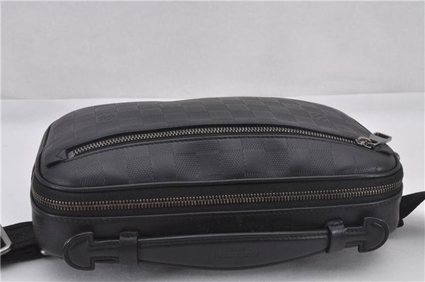 Authentic Louis Vuitton Damier Infini Ambler Bum Waist Bag Black N41288 LV 1346F