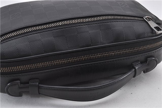 Authentic Louis Vuitton Damier Infini Ambler Bum Waist Bag Black N41288 LV 1346F