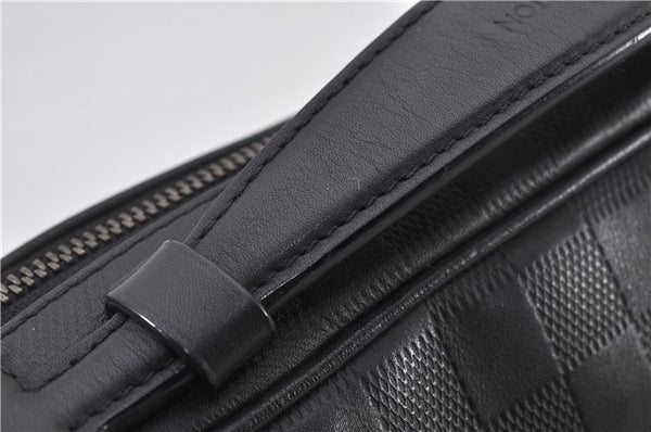 Authentic Louis Vuitton Damier Infini Ambler Bum Waist Bag Black N41288 LV 1346F
