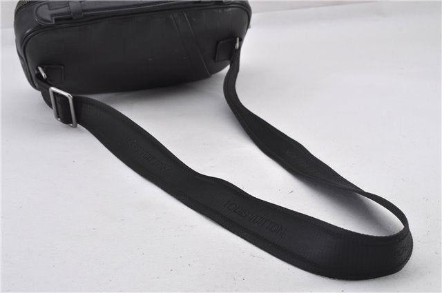 Authentic Louis Vuitton Damier Infini Ambler Bum Waist Bag Black N41288 LV 1346F