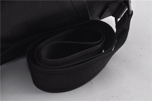 Authentic Louis Vuitton Damier Infini Ambler Bum Waist Bag Black N41288 LV 1346F