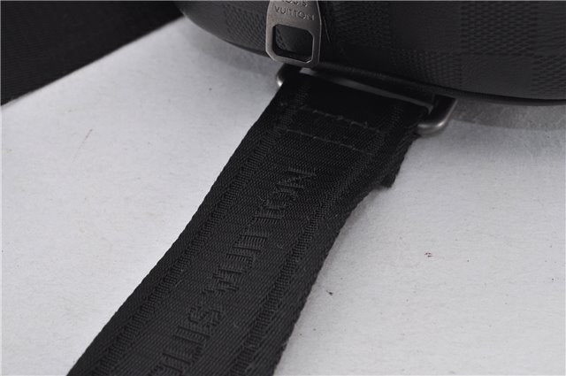 Authentic Louis Vuitton Damier Infini Ambler Bum Waist Bag Black N41288 LV 1346F