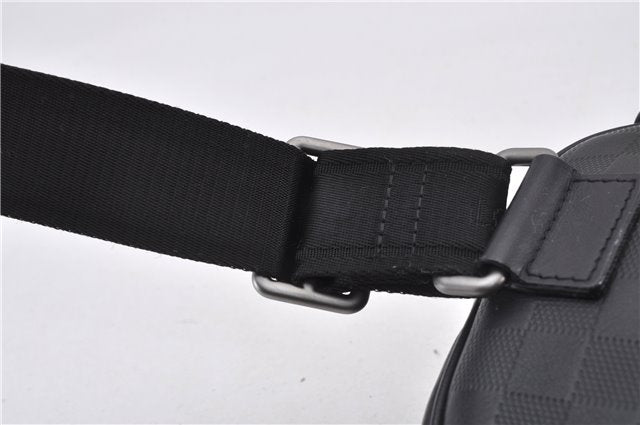 Authentic Louis Vuitton Damier Infini Ambler Bum Waist Bag Black N41288 LV 1346F