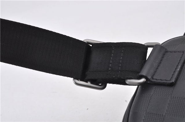 Authentic Louis Vuitton Damier Infini Ambler Bum Waist Bag Black N41288 LV 1346F