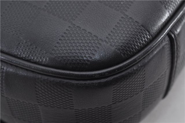 Authentic Louis Vuitton Damier Infini Ambler Bum Waist Bag Black N41288 LV 1346F