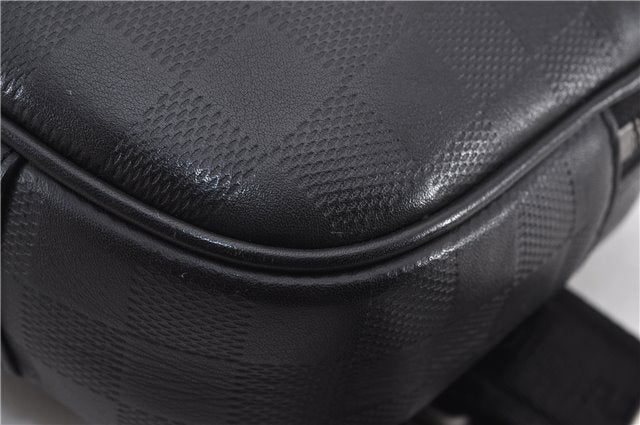 Authentic Louis Vuitton Damier Infini Ambler Bum Waist Bag Black N41288 LV 1346F