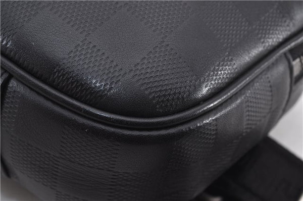 Authentic Louis Vuitton Damier Infini Ambler Bum Waist Bag Black N41288 LV 1346F