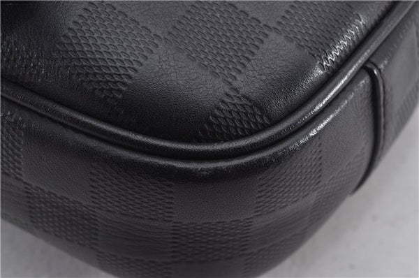 Authentic Louis Vuitton Damier Infini Ambler Bum Waist Bag Black N41288 LV 1346F