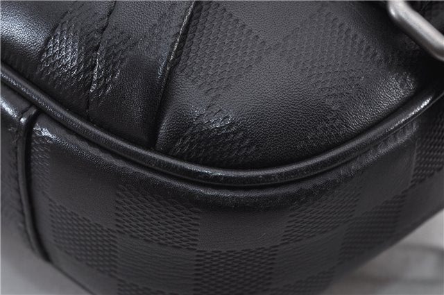 Authentic Louis Vuitton Damier Infini Ambler Bum Waist Bag Black N41288 LV 1346F