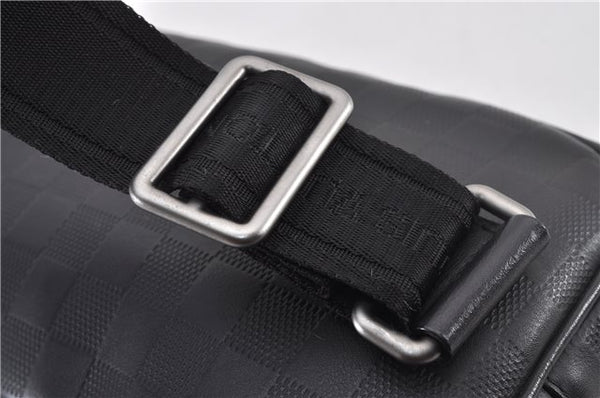 Authentic Louis Vuitton Damier Infini Ambler Bum Waist Bag Black N41288 LV 1346F