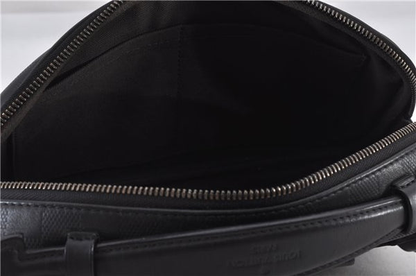 Authentic Louis Vuitton Damier Infini Ambler Bum Waist Bag Black N41288 LV 1346F