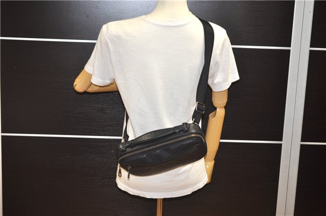 Authentic Louis Vuitton Damier Infini Ambler Bum Waist Bag Black N41288 LV 1346F