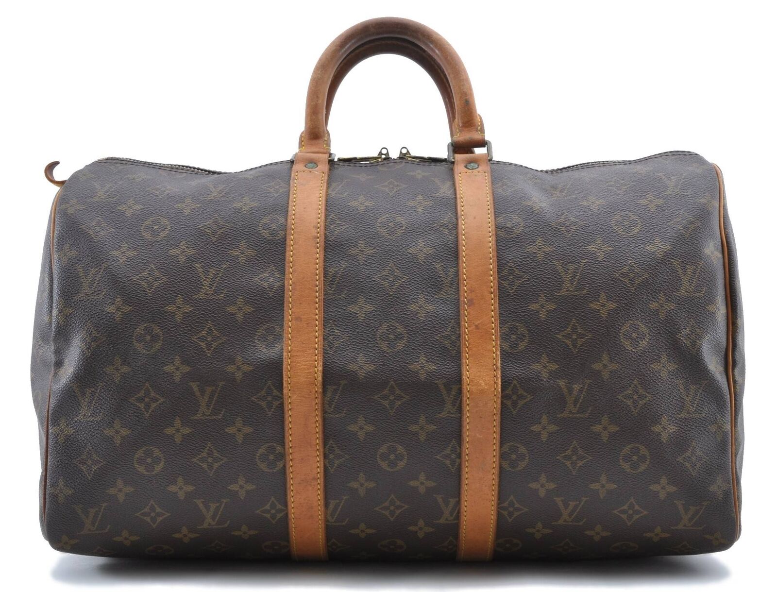 Authentic LOUIS VUITTON Monogram Keepall 45 Boston Bag M41428 LV 1347C